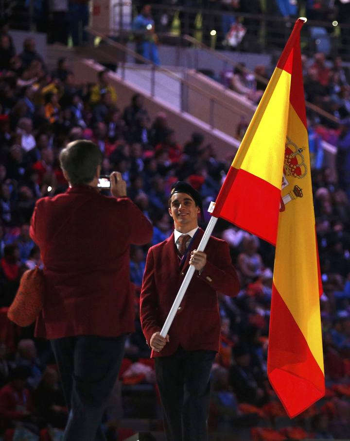 delegación española en ceremonia inaugural sochi 2014
