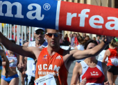 Miguel Ángel López y Raquel González, campeones de España de Marcha