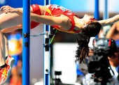 Ruth Beitia, a volar alto en Praga