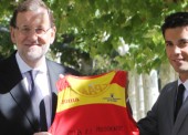 Rajoy recibe al marchador Miguel Ángel López