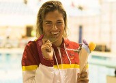 Nuria Marquéz, Michelle Alonso y Teresa Perales, primeras medallistas 