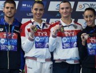 España obtiene el bronce en natación artística mixta del europeo de Glasgow