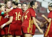 España se clasifica para el mundial absoluto de fútbol femenino con pleno de victorias