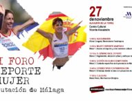 María Pérez y Elena Congost, en el VI Foro Más Deporte, Más Mujer Diputación Provincial de Málaga