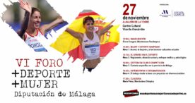 María Pérez y Elena Congost, en el VI Foro Más Deporte, Más Mujer Diputación Provincial de Málaga