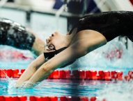 María Delgado, bronce en 100 m espalda en París