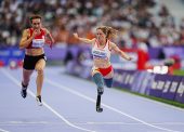 Sara Andrés, 4ª en el Estadio de Francia