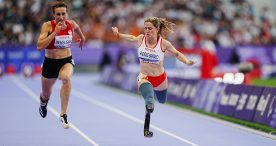 Sara Andrés, 4ª en el Estadio de Francia