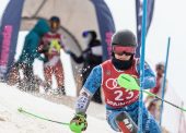 Núria Pau y Quim Salarich se alzan campeones en slalom en Sierra Nevada 