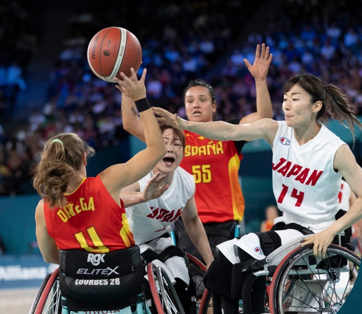 Selección española femenina de baloncesto en silla. Fuente: BSREspaña