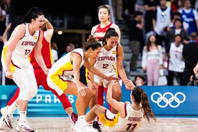 Selección española femenina de baloncesto. Fuente: FIBA