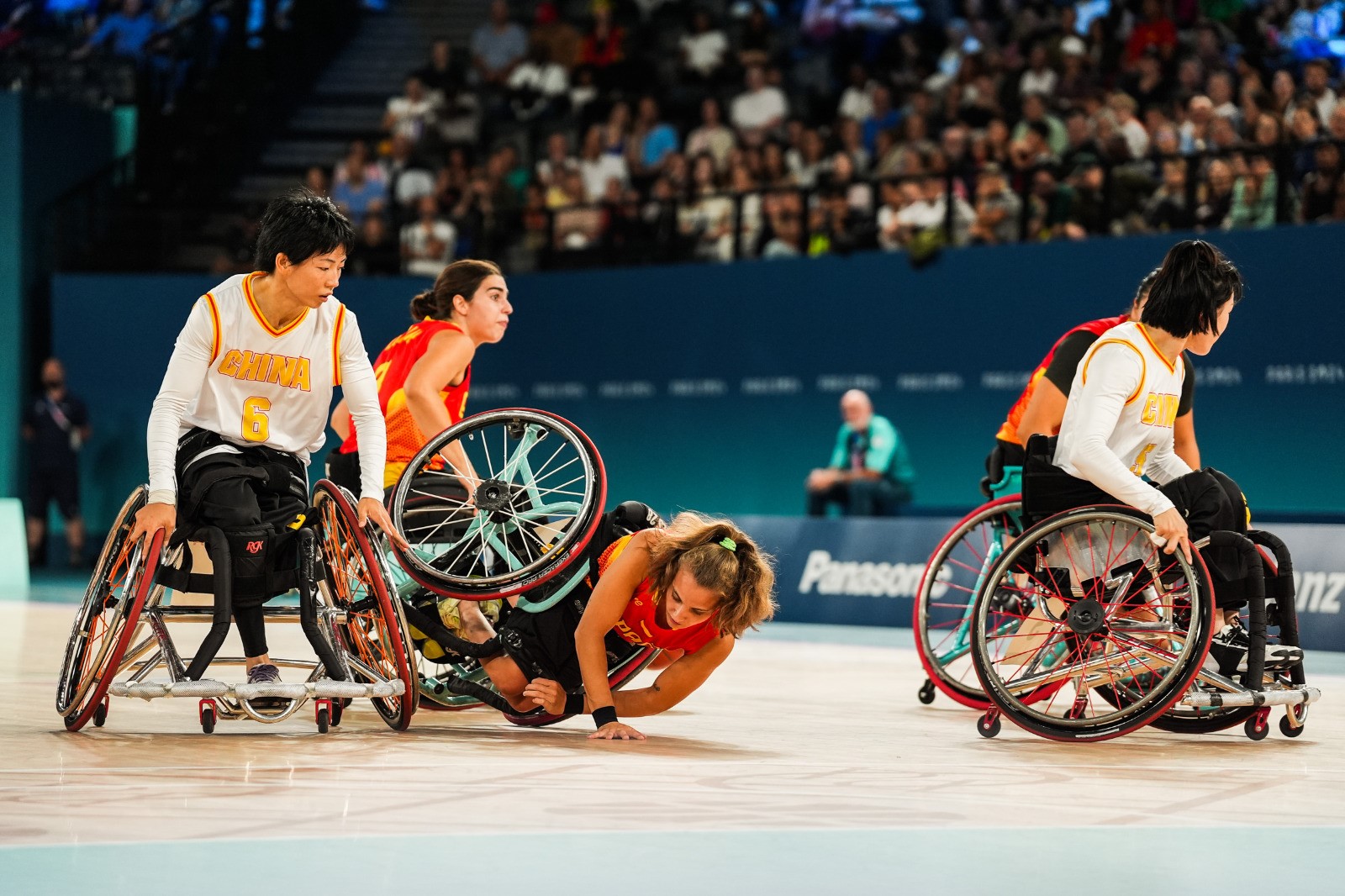 Selección femenina española de baloncesto en silla. Fuente: CPE