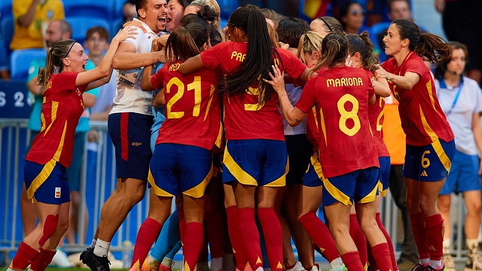 Selección española femenina de fútbol. Fuente: COE