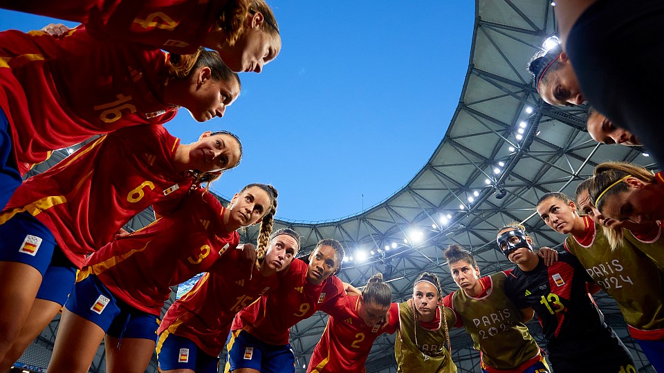 Selección femenina española de fútbol. Fuente: COE