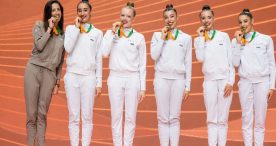 El equipo español de gimnasia rítmica regresa del Europeo con 3 medallas