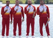 El K4 500 español consigue una medalla de bronce