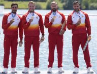 El K4 500 español consigue una medalla de bronce