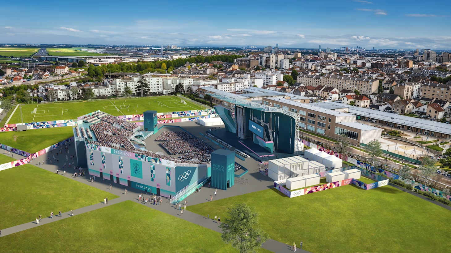 Estadio Le Bourget. Fuente: COE