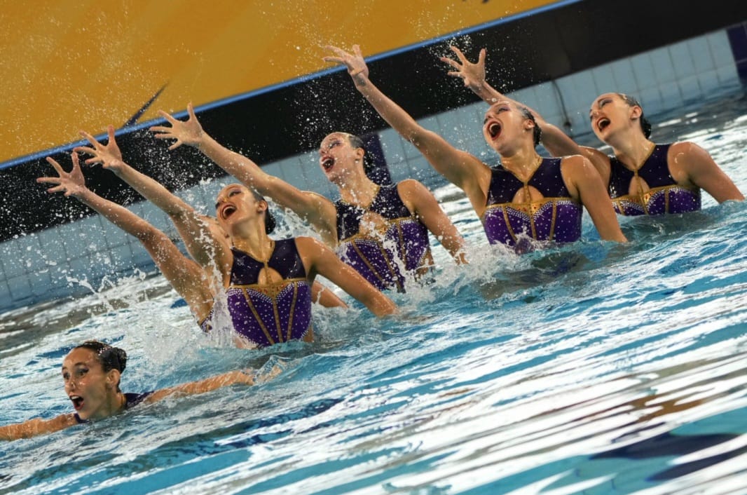 Equipo español de natación artística. Fuente: COE