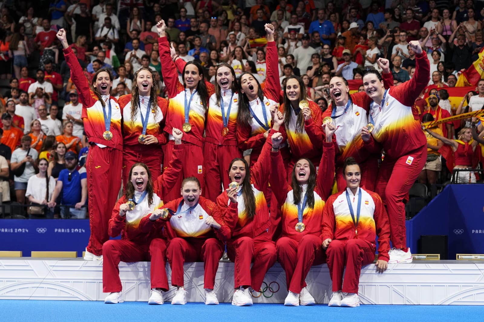 Selección femenina de waterpolo. Fuente: COE