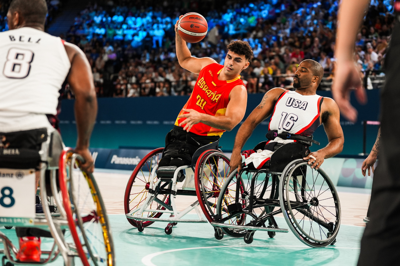 Selección española masculina de baloncesto en silla. Fuente: CPE