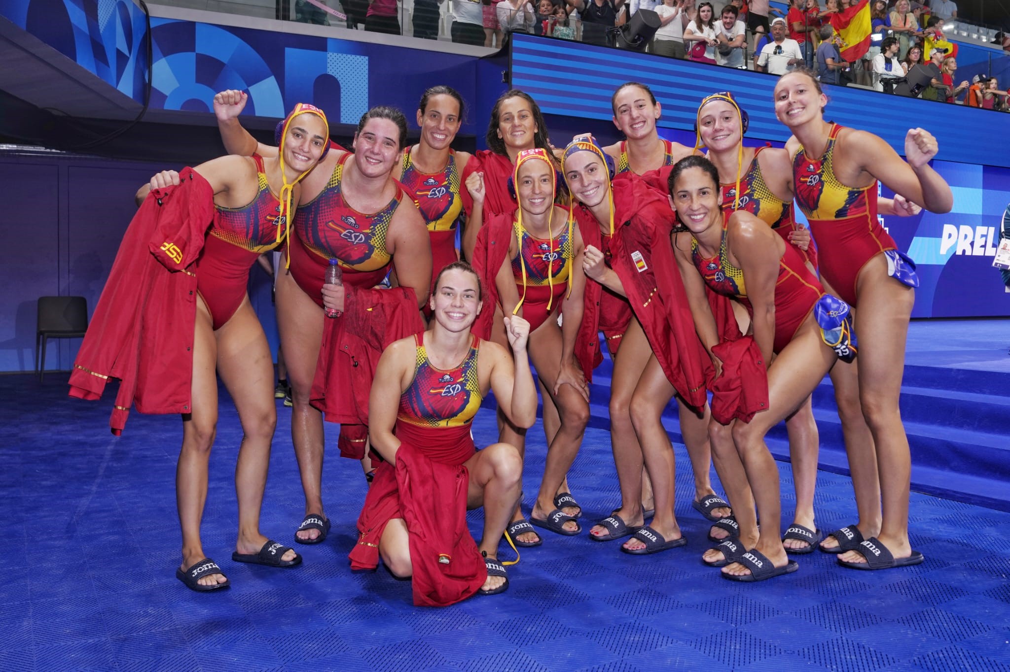 Selección española femenina de waterpolo. Fuente: COE