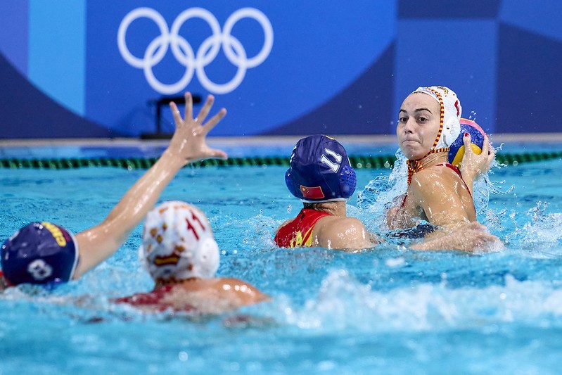 Selección femenina española de waterpolo. Fuente: COE